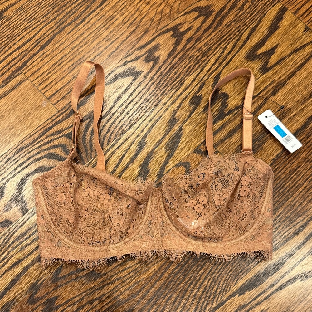 Skarlett Blue Entice Lace Balconette Bra 30DDD/30F New With Tags